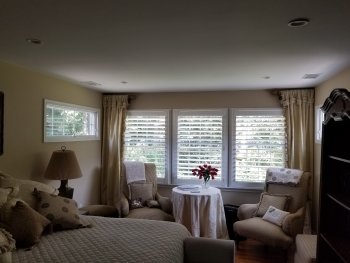 Coastal custom window treatment installation