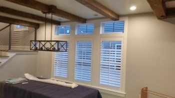 Coastal custom window treatment installation